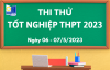 THI THỬ TỐT NGHIỆP THPT 2023