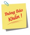 THÔNG BÁO KHẨN V/v cho học sinh được nghỉ học đến hết tháng 2/2020