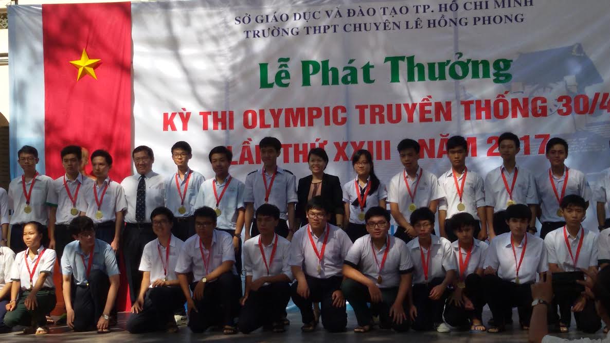 Kết quả kỳ thi Olympic truyền thống 30/4 lần thứ 23