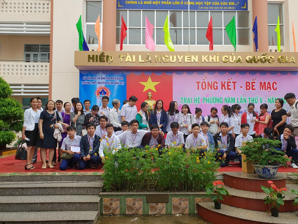 KẾT QUẢ KỲ THI OLYMPIC MÔN HỌC TRẠI HÈ PHƯƠNG NAM LẦN V NĂM 2018 TẠI TRƯỜNG THPT CHUYÊN HUỲNH MẪN ĐẠT, KIÊN GIANG