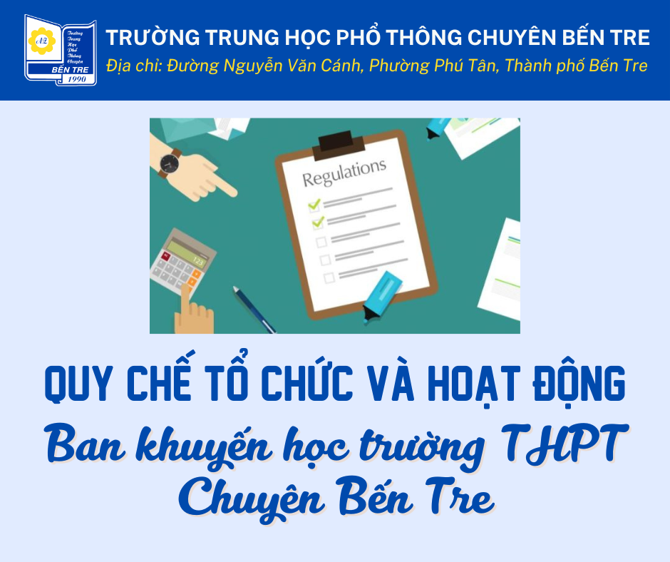 Quy chế tổ chức và hoạt động của Ban khuyến học nhà trường